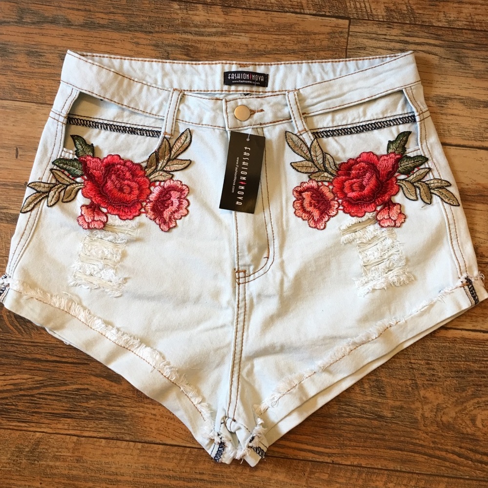 Denim shorts NWT